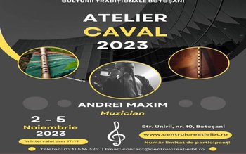 Centrul de creație Botoșani organizează …