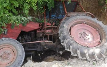 Accident produs de un tractorist …