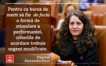 Alexandra Huțu: „Pentru ca bursa …