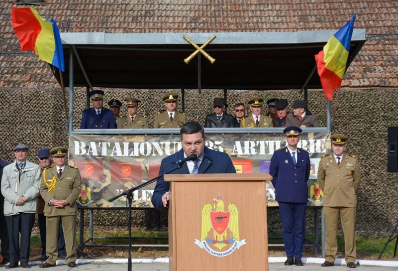 10 Noiembrie – Ziua Artileriei Române sărbătorită la Botoșani – FOTO
