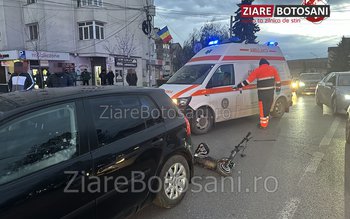 Accident în centrul municipiului Dorohoi! …