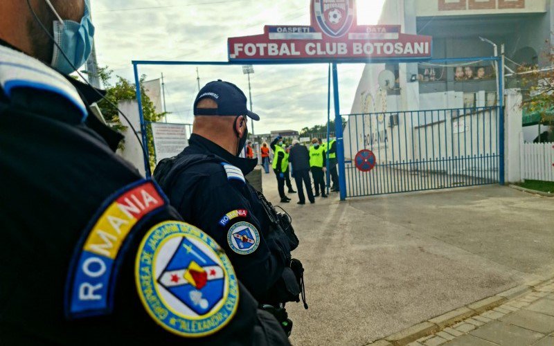 Jandarmii vor fi prezenți la evenimentele din minivacanța de Ziua Națională și la meciul de fotbal dintre F.C. Botoșani și F.C. Rapid București