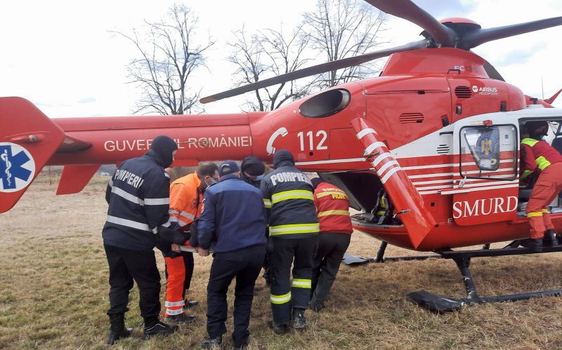 Elicopter SMURD solicitat de două ori într-o zi la Botoșani