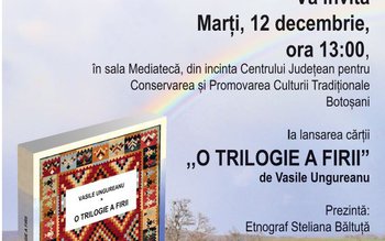 CJCPCT Botoșani anunță lansarea cărții …