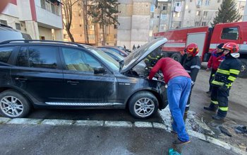 Incendiu izbucnit la un autoturism …