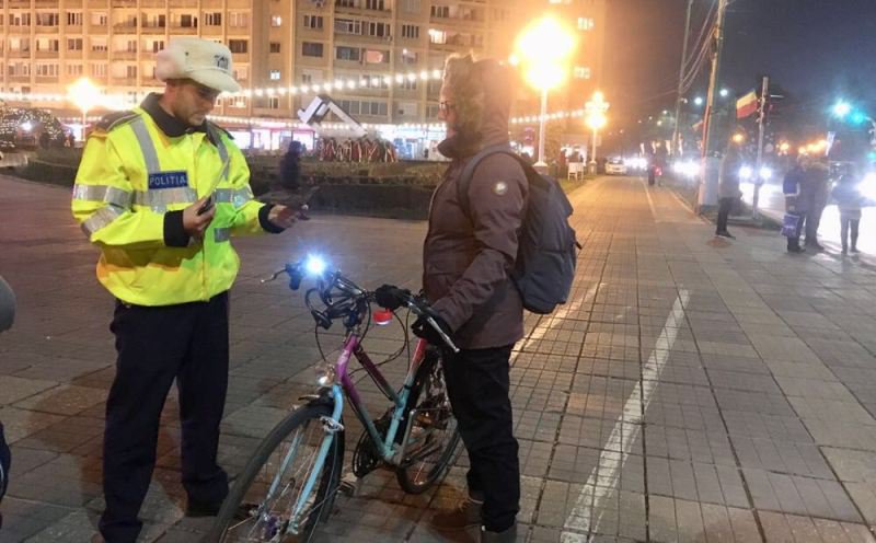 Bicicliștii și căruțașii vizați de o acțiune a polițiștilor rutieri din Botoșani