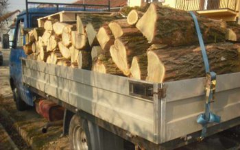 Material lemnos confiscat de polițiști …