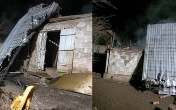 Incendiu generat de un scurtcircuit, …