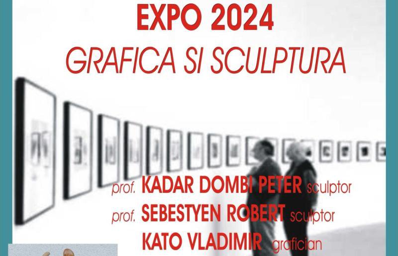 Muzeul Județean Botoșani găzduiește expoziția „Expo 2024 – Grafică și sculptură”