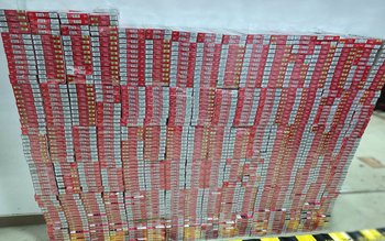 Țigări de contrabandă reținute cu …