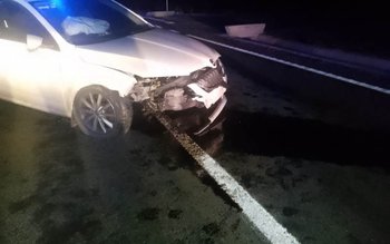 Patru mașini avariate în trei …