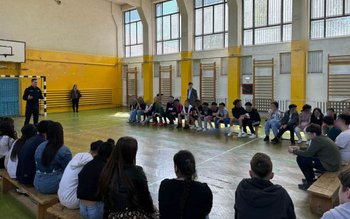 Jandarmii botoșăneni la Școala Gimnazială …