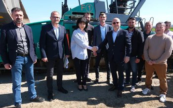 Lucrări avansate pe drumului județean …