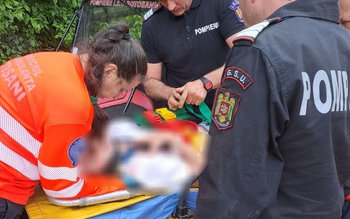 Intervenție cu șenilata după ce …