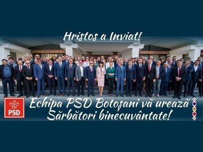 Echipa PSD Botoșani vă urează …