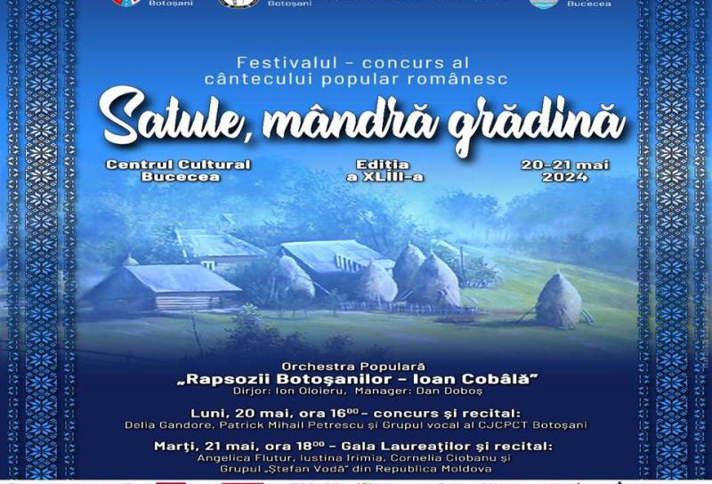 Mai sunt câteva zile până când orașul Bucecea va îmbrăca haină de sărbătoare