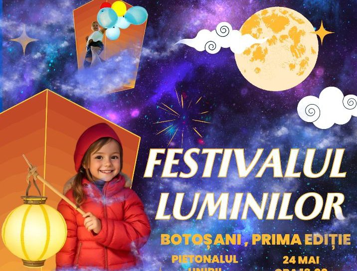 Descoperă farmecul și magia primei ediții a Festivalului Luminilor din Botoșani și Săveni! FOTO