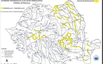 Cod Galben: Risc de inundații …