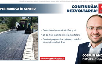 Primarul Cosmin Andrei anunță că …