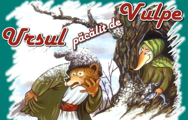 „Ursul păcălit de vulpe” poveste relatată de urmaşul ursului păcălit