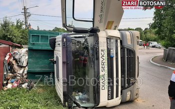 Accident la Dorohoi! Un camion …
