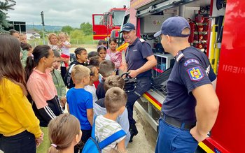 Pompierii din nou în mijlocul …