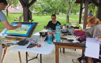 Vernisajul expoziției „Tabloul povestește” și …