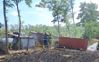 Casă în pericol de la …