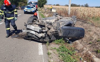 Accident rutier produs în urmă …
