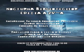 „Noaptea detectivilor de carte”