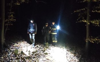 Bătrân rătăcit în pădure, la …