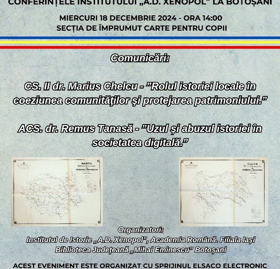 De la istoria universală la istoria locală. Conferințele Institutului „A.D. Xenopol” la Botoșani