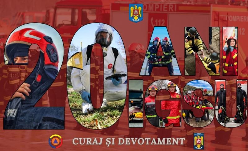 20 de ani de la înființarea Inspectoratul General pentru Situații de Urgență și a ISU Botoșani