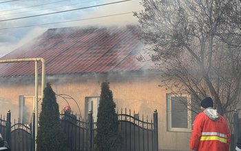 Incendiu izbucnit la o casă …