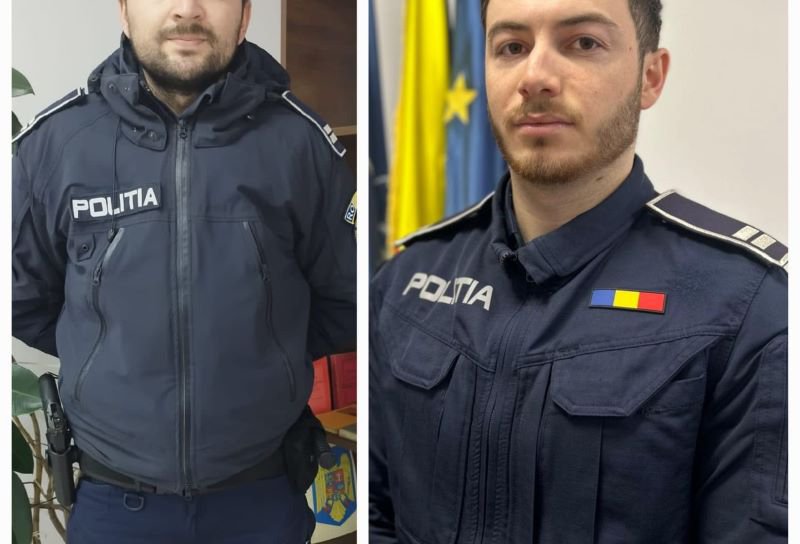 Intervenția salvatoare a polițiștilor din Vlăsinești