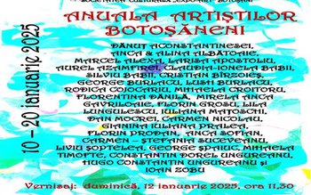 Expoziția „Anuală artiștilor botoșăneni” la …