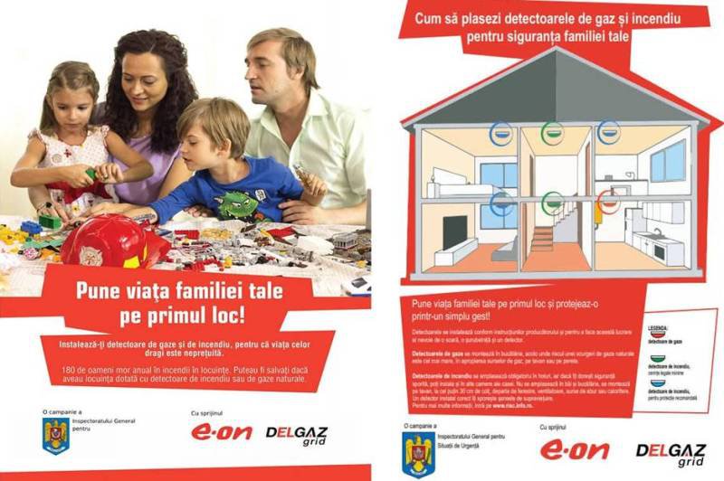 ATENȚIE! Detectoarele de fum, monoxid de carbon și de gaz pot salva vieți!