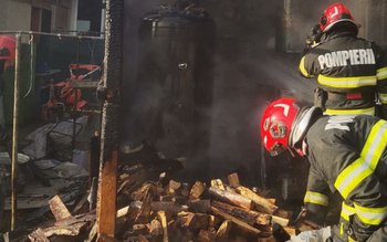 Pagube însemnate după un incendiu …