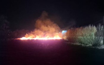 Trei incendii de vegetație la …