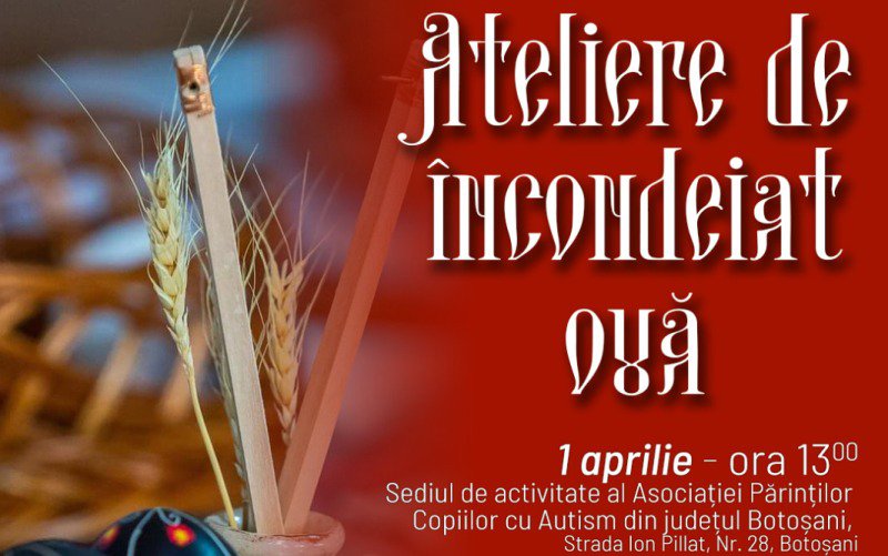 Ateliere de încondeiere a ouălor pascale