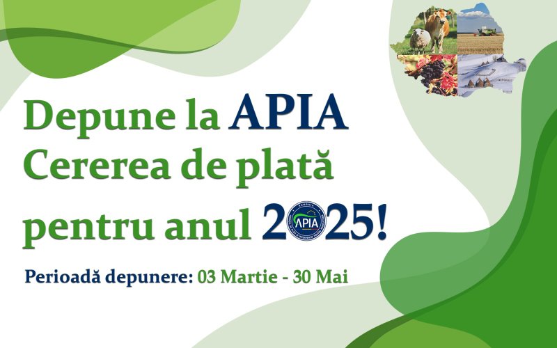 APIA Botoșani: Campanie de primire a cererilor de plată pentru anul 2025