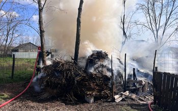 Incendiu violent produs într-o gospodărie …