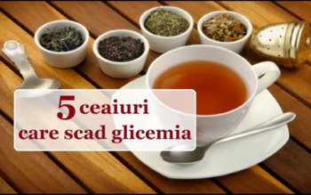 Cinci ceaiuri care scad zahărul …