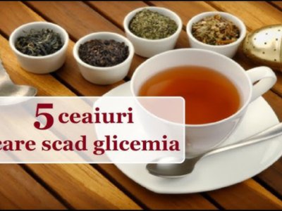 Cinci ceaiuri care scad zahărul …