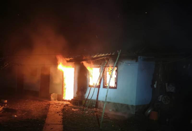 Tragedie la Românești: bărbat decedat în urma unui incendiu
