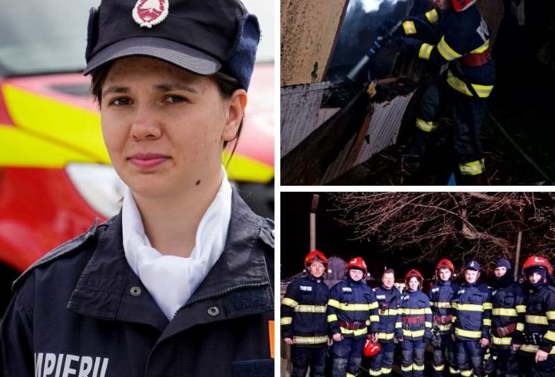 Trăirile unei tinere aflată în practică la Detașamentul de Pompieri Dorohoi, la primul incendiu
