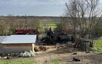 Incendiu violent produs într-o gospodărie …