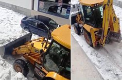 Grindină masivă în Spania, în …