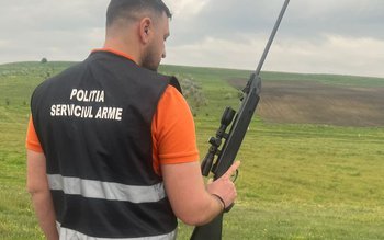 Două arme confiscate de polițiști