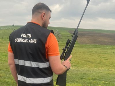Două arme confiscate de polițiști